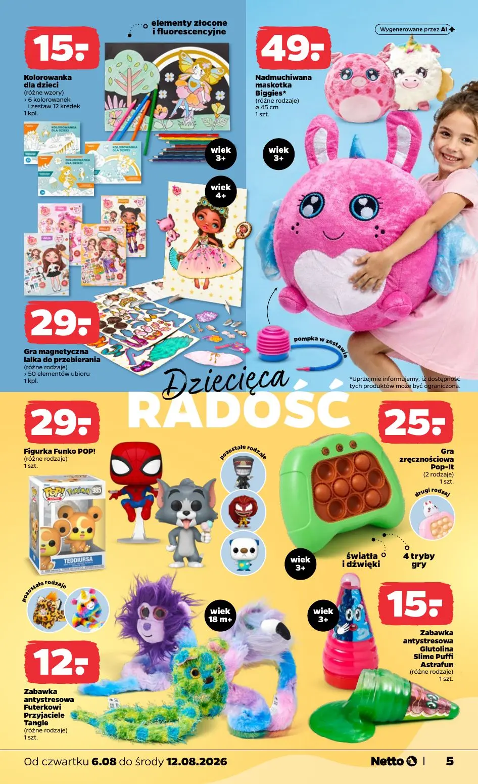 gazetka promocyjna NETTO Tekstylia dziecięce i nie tylko! - Strona 5