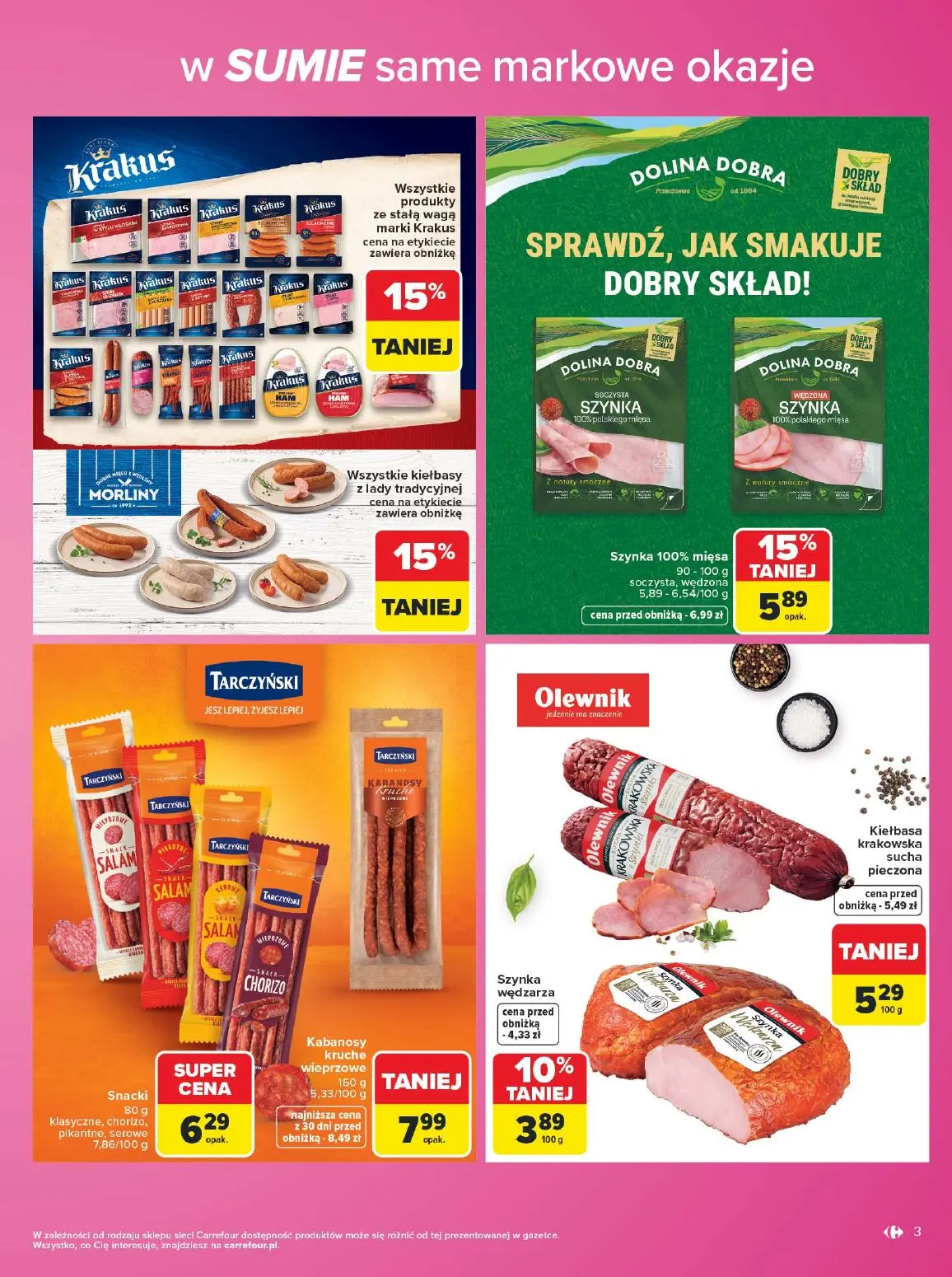 gazetka promocyjna Carrefour Same markowe okazje - Strona 3