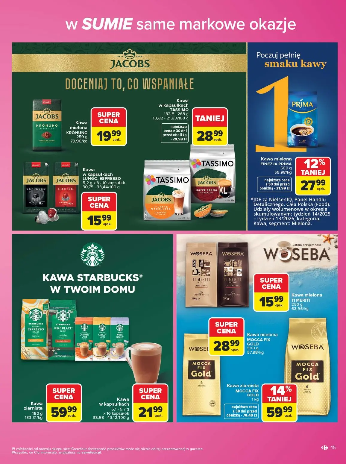gazetka promocyjna Carrefour Same markowe okazje - Strona 15
