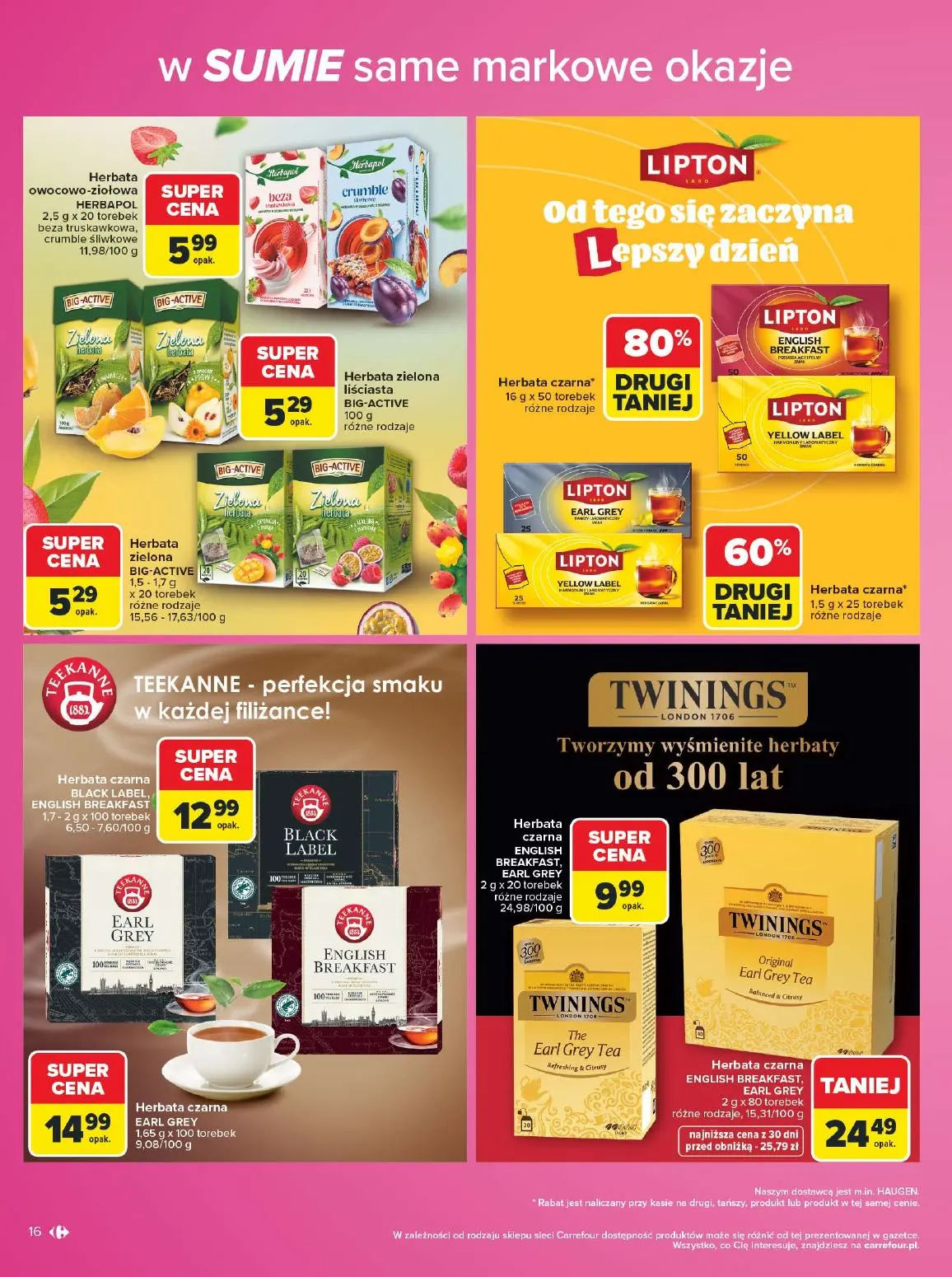 gazetka promocyjna Carrefour Same markowe okazje - Strona 16