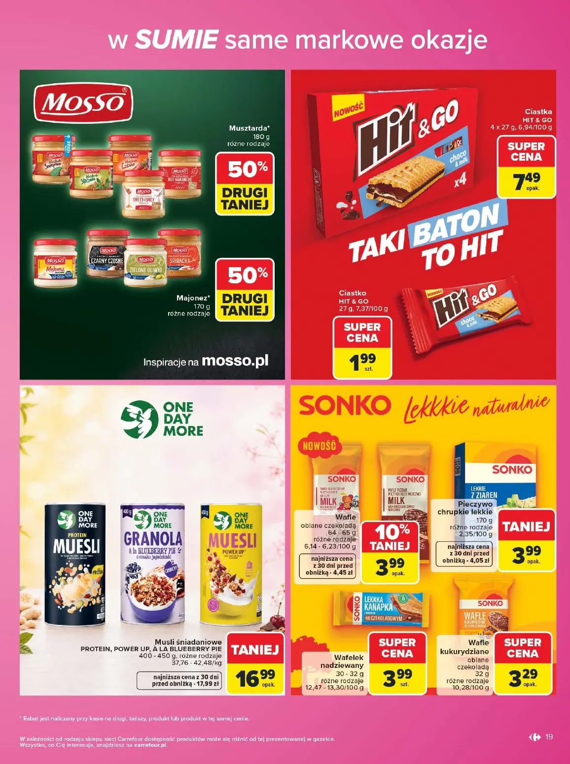 gazetka promocyjna Carrefour Same markowe okazje - Strona 19
