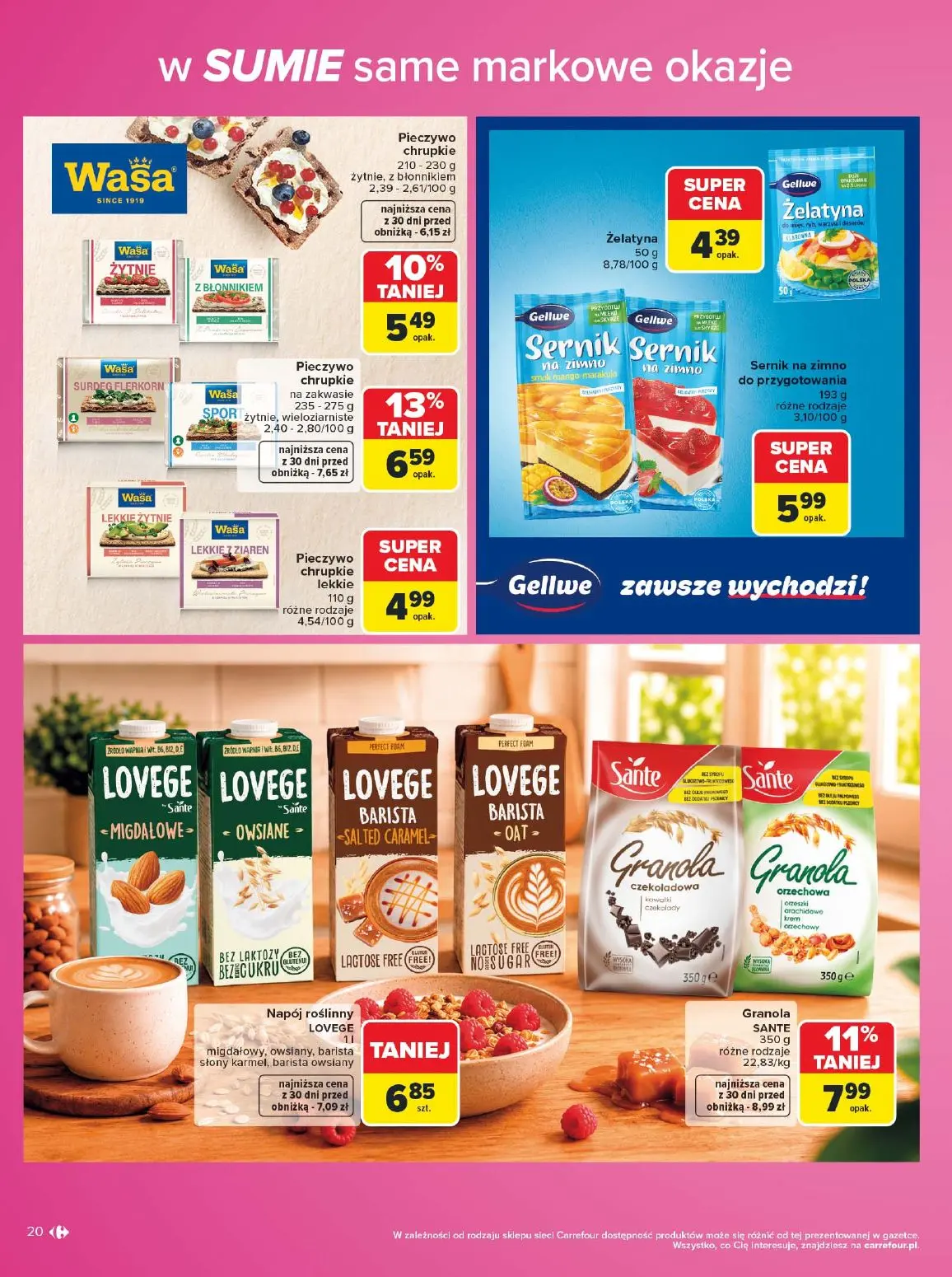 gazetka promocyjna Carrefour Same markowe okazje - Strona 20