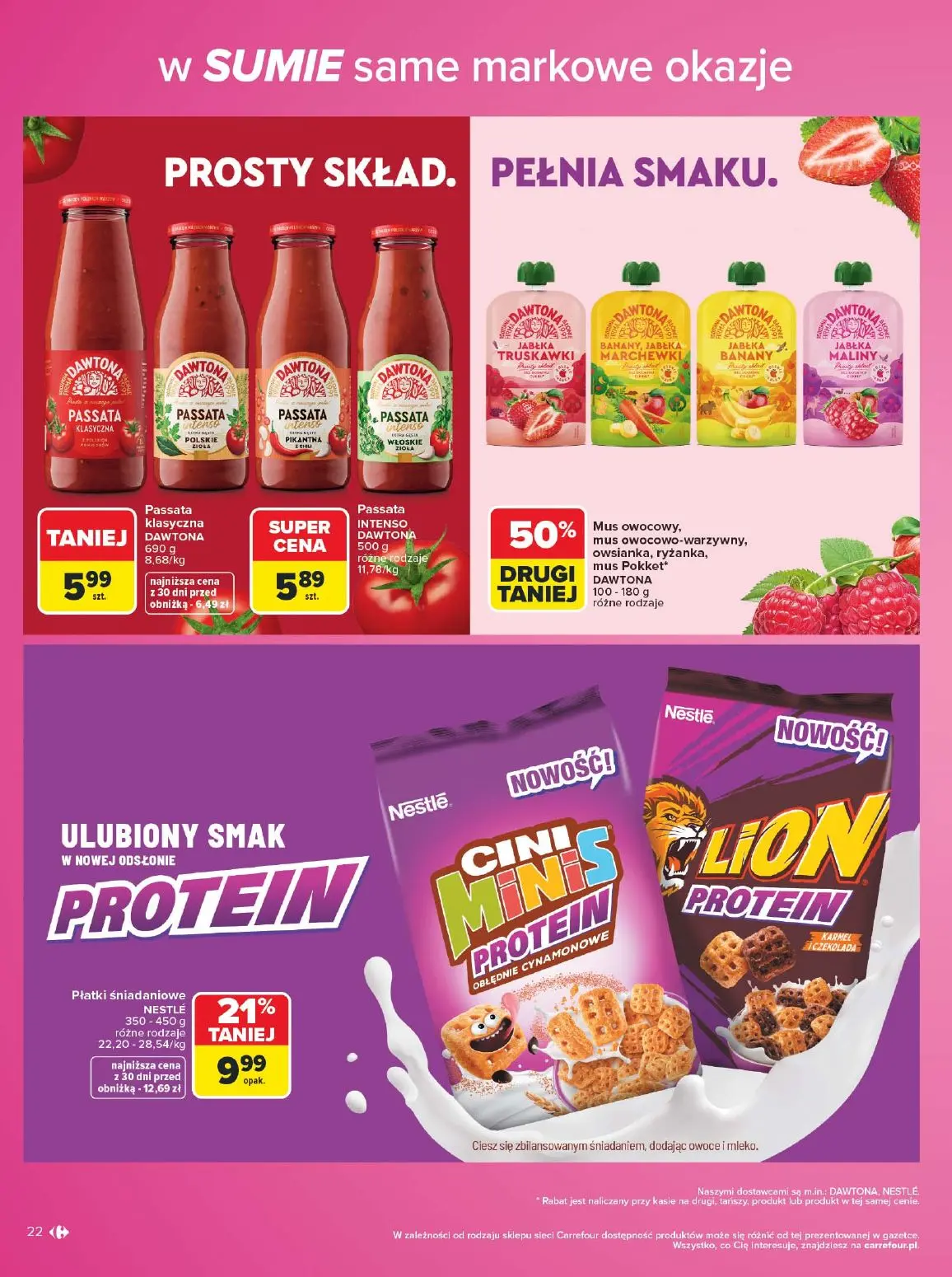 gazetka promocyjna Carrefour Same markowe okazje - Strona 22