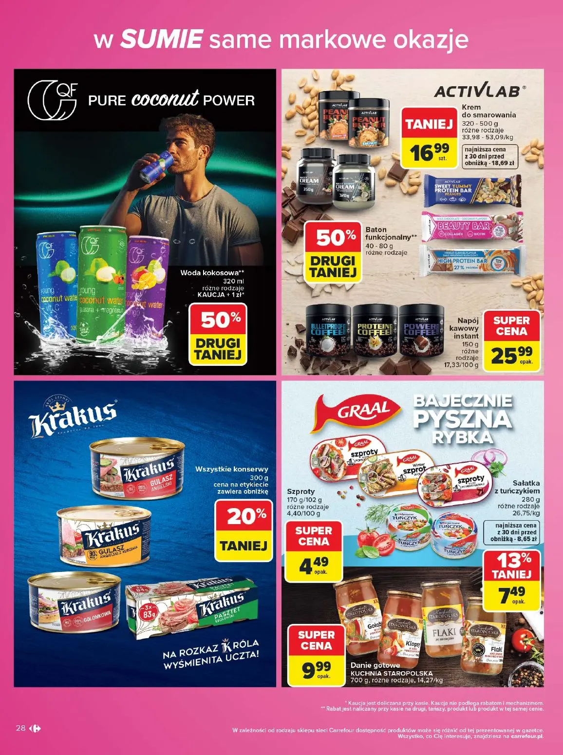 gazetka promocyjna Carrefour Same markowe okazje - Strona 28