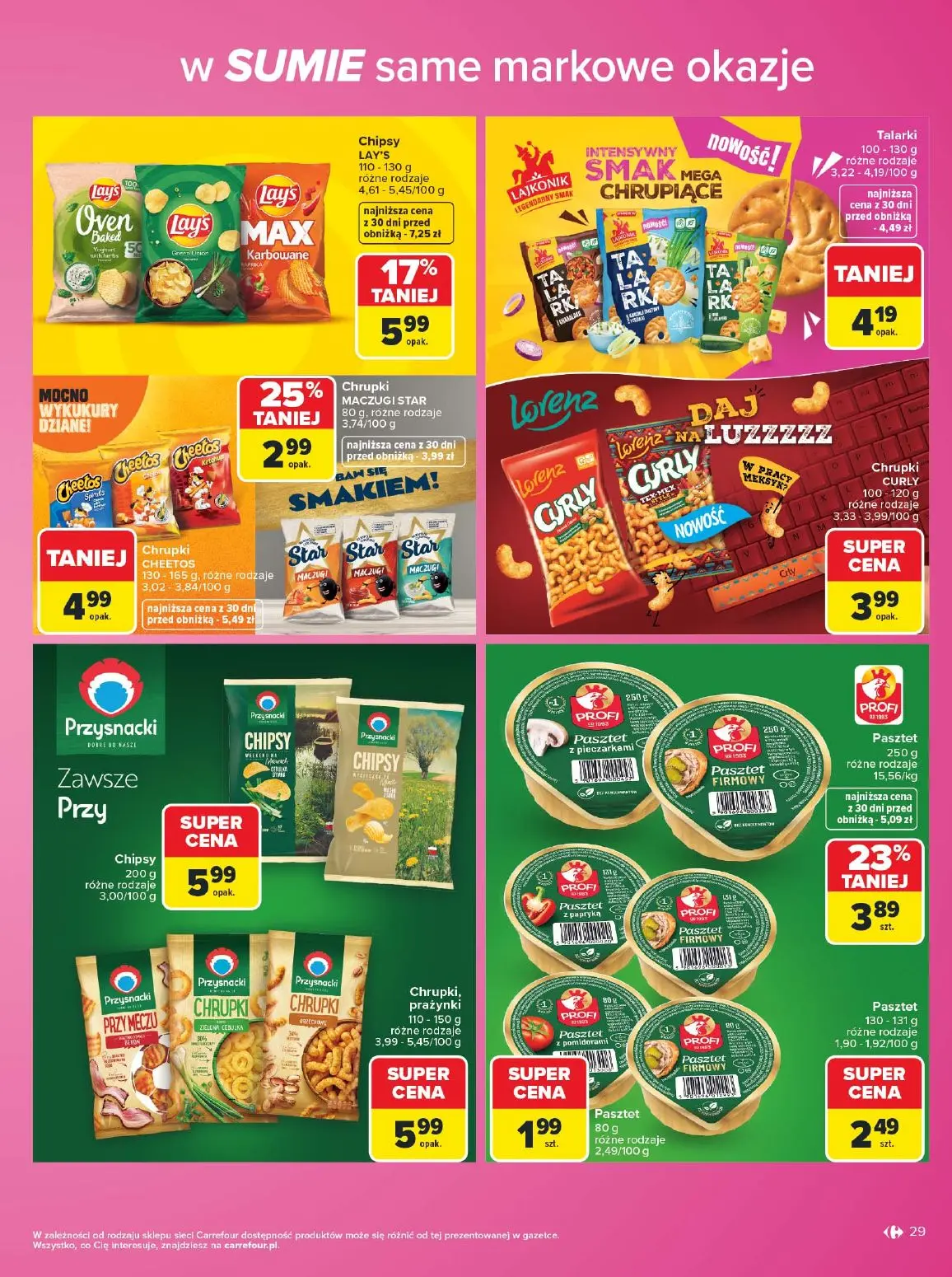 gazetka promocyjna Carrefour Same markowe okazje - Strona 29