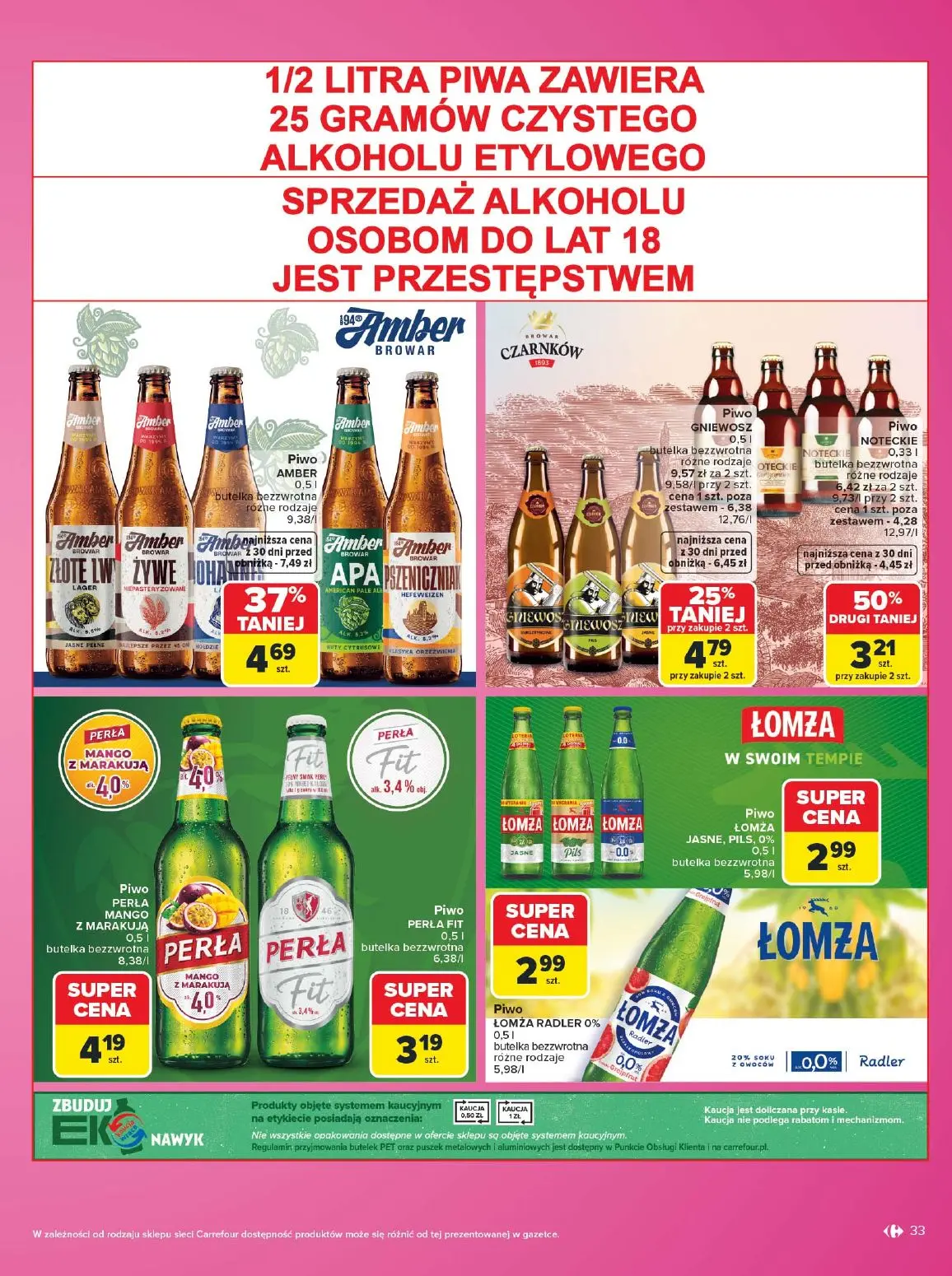 gazetka promocyjna Carrefour Same markowe okazje - Strona 33