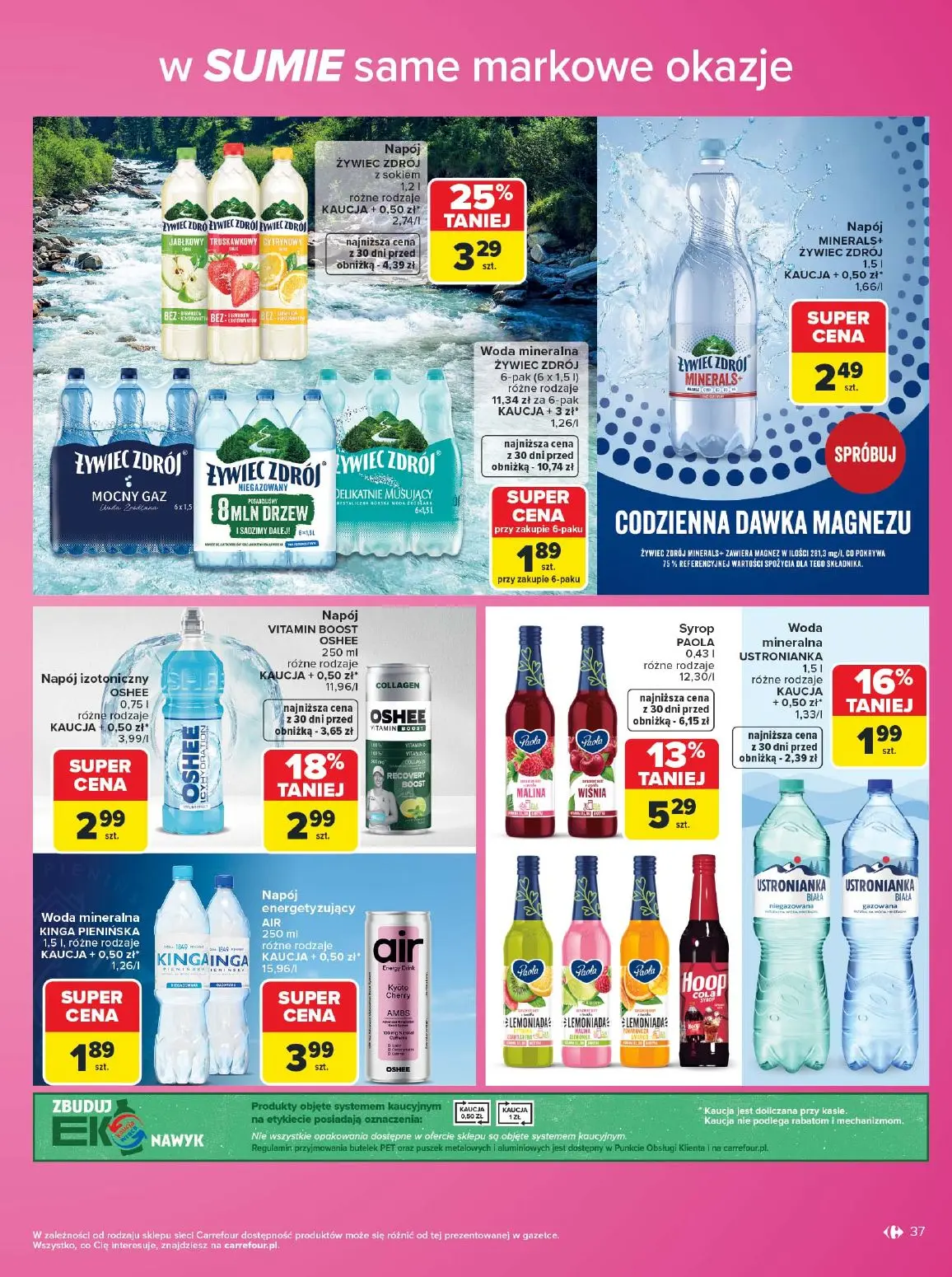gazetka promocyjna Carrefour Same markowe okazje - Strona 37