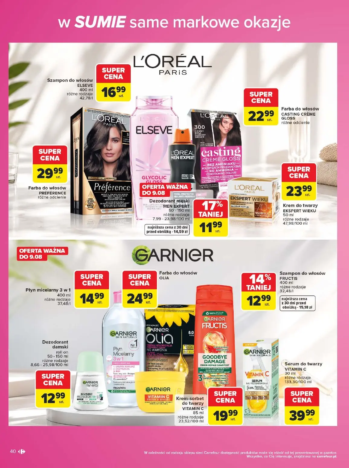 gazetka promocyjna Carrefour Same markowe okazje - Strona 40