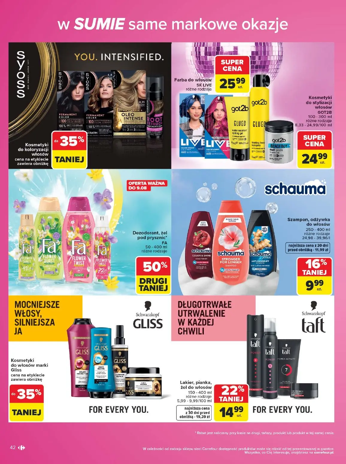 gazetka promocyjna Carrefour Same markowe okazje - Strona 42