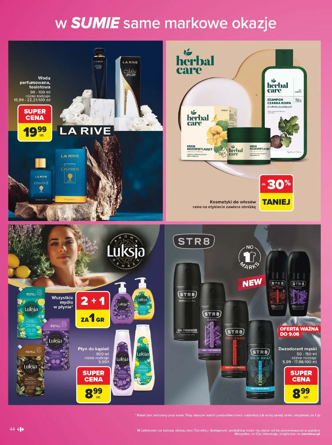 gazetka promocyjna Carrefour Same markowe okazje - Strona 44