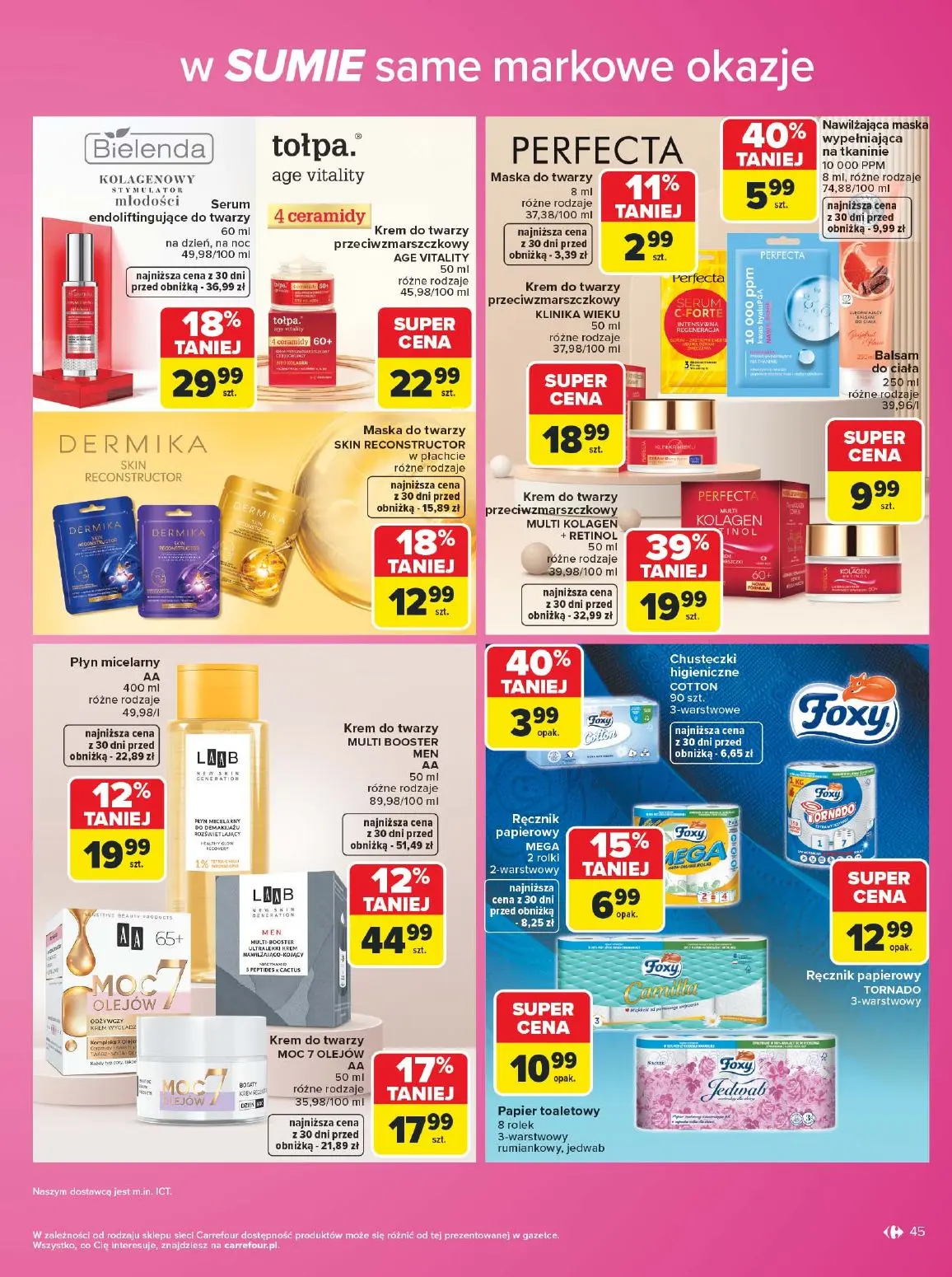 gazetka promocyjna Carrefour Same markowe okazje - Strona 45