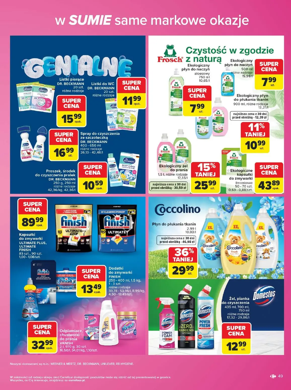 gazetka promocyjna Carrefour Same markowe okazje - Strona 49