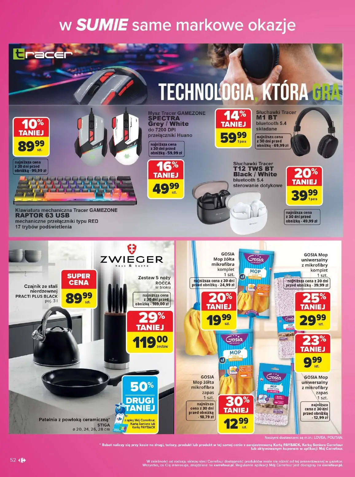 gazetka promocyjna Carrefour Same markowe okazje - Strona 52
