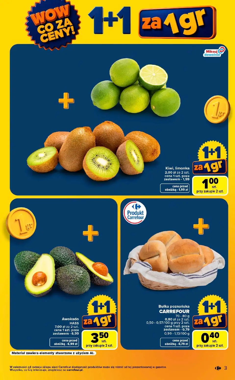 gazetka promocyjna Carrefour Market Wow co za ceny! - Strona 3