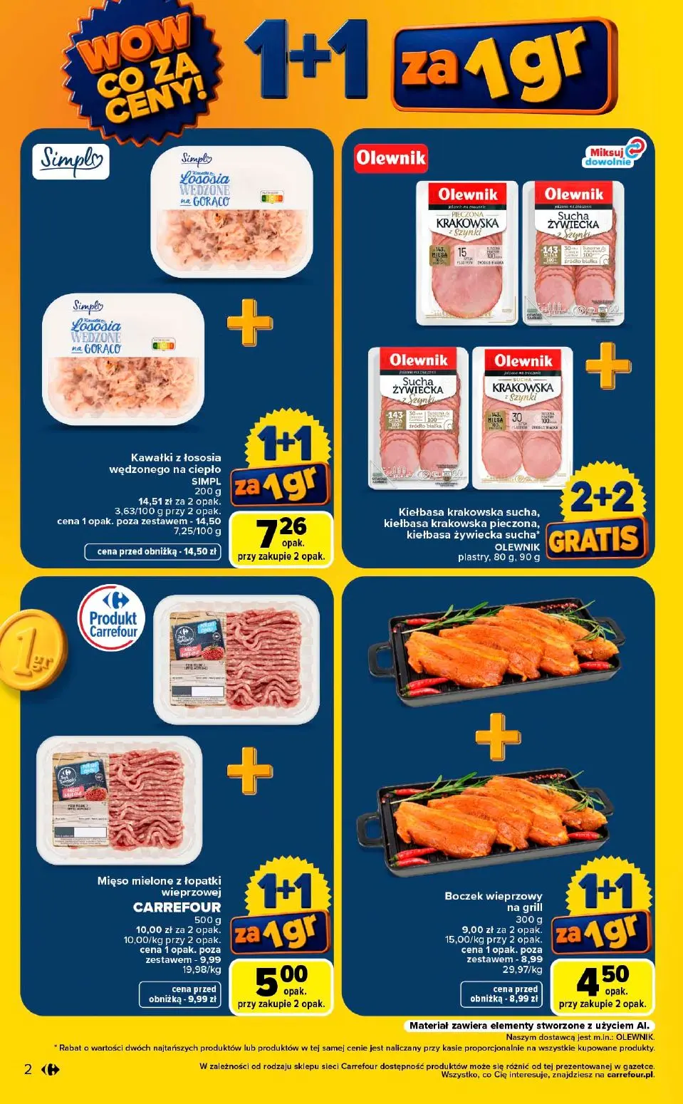 gazetka promocyjna Carrefour Wow co za ceny - Strona 2