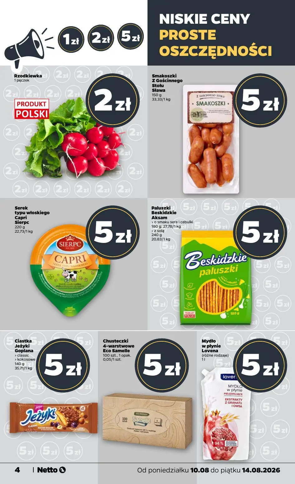 gazetka promocyjna NETTO Gazetka spożywcza - Strona 4