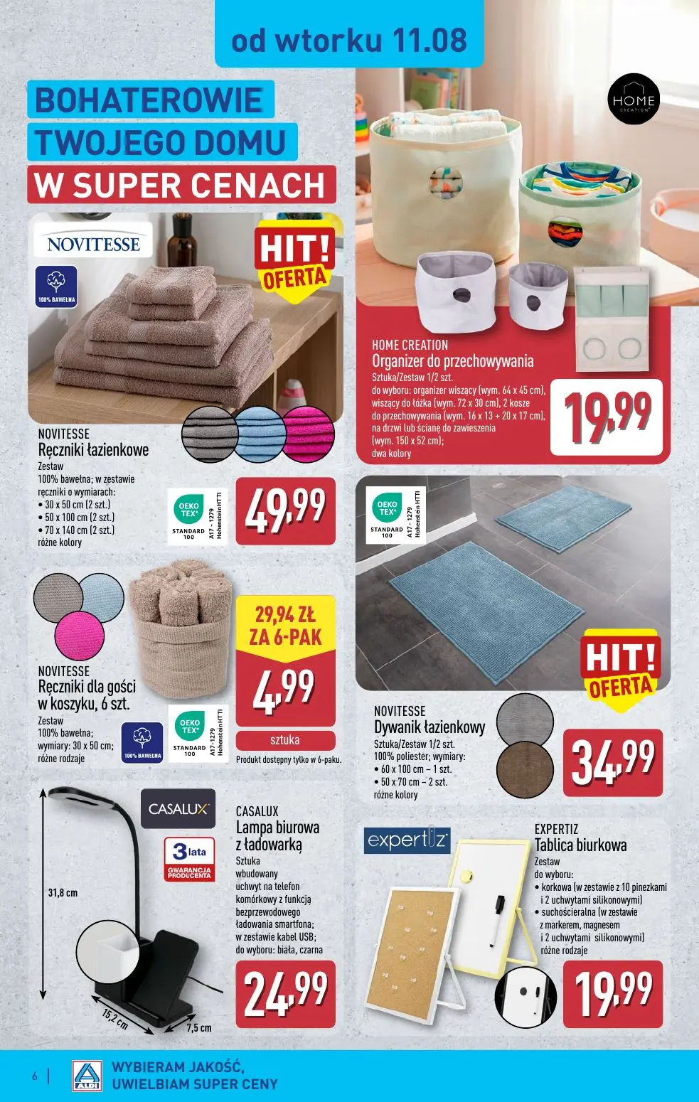 gazetka promocyjna ALDI Oferta od 11.08 - Strona 6