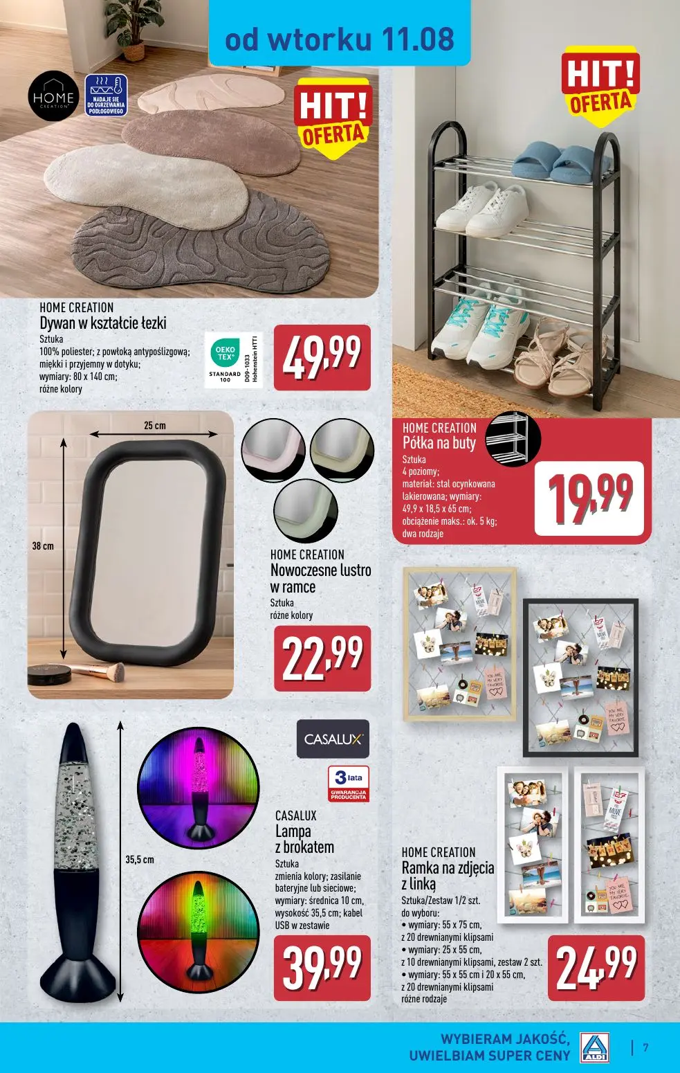 gazetka promocyjna ALDI Oferta od 11.08 - Strona 7