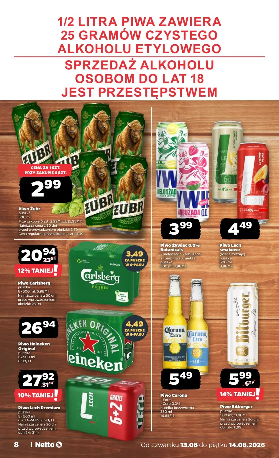 gazetka promocyjna NETTO Gazetka spożywcza - Strona 8