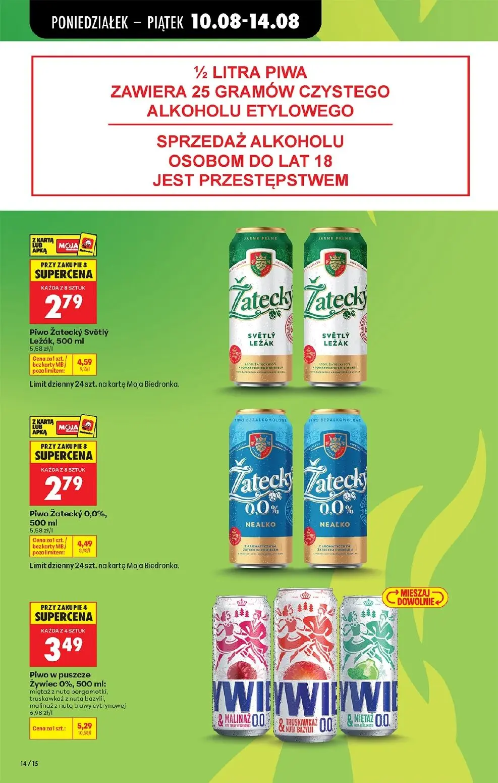 gazetka promocyjna Biedronka Od poniedziałku - Strona 16