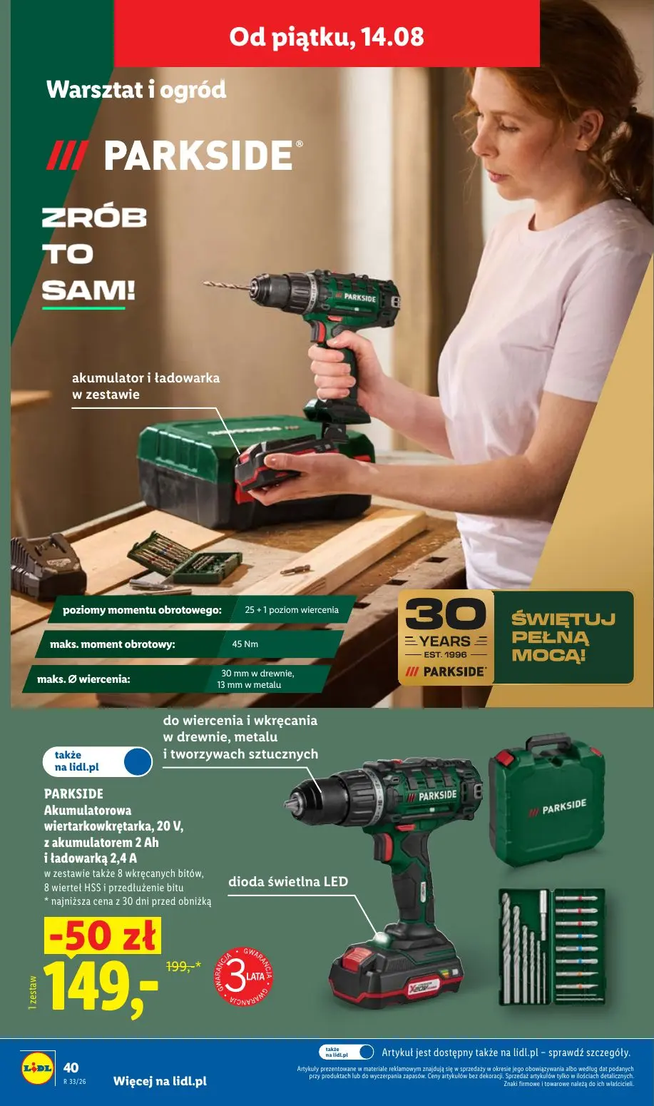 gazetka promocyjna LIDL Od poniedziałku - Strona 50