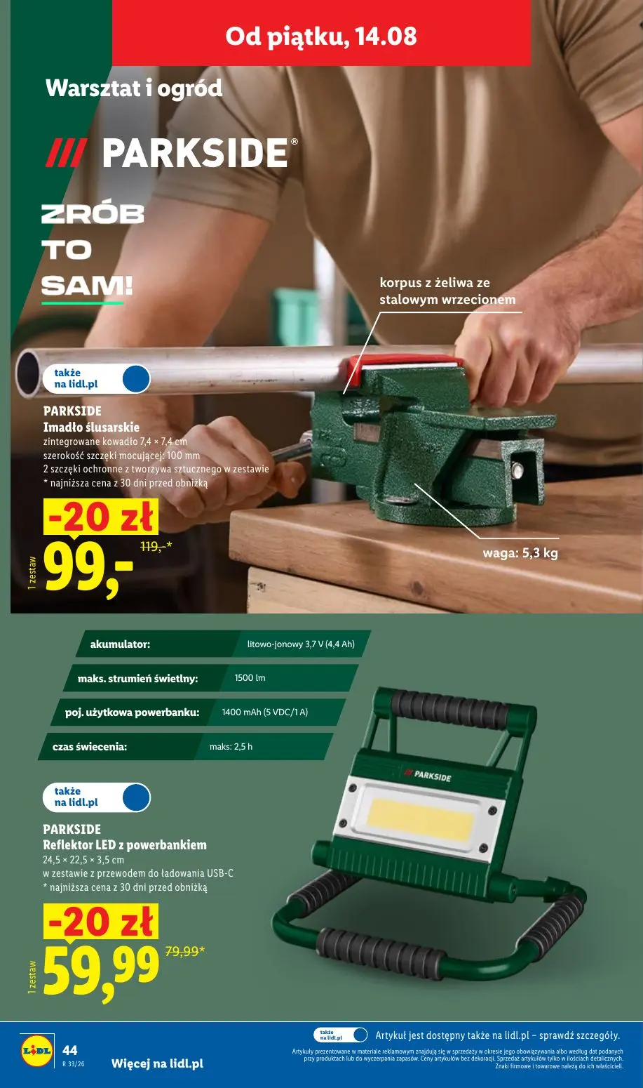 gazetka promocyjna LIDL Od poniedziałku - Strona 54