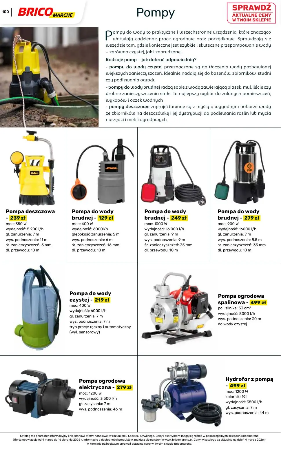 gazetka promocyjna BRICOMARCHE Katalog ogród - Strona 100