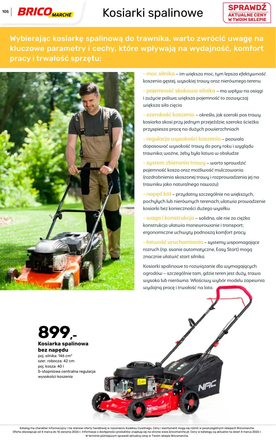 gazetka promocyjna BRICOMARCHE Katalog ogród - Strona 105