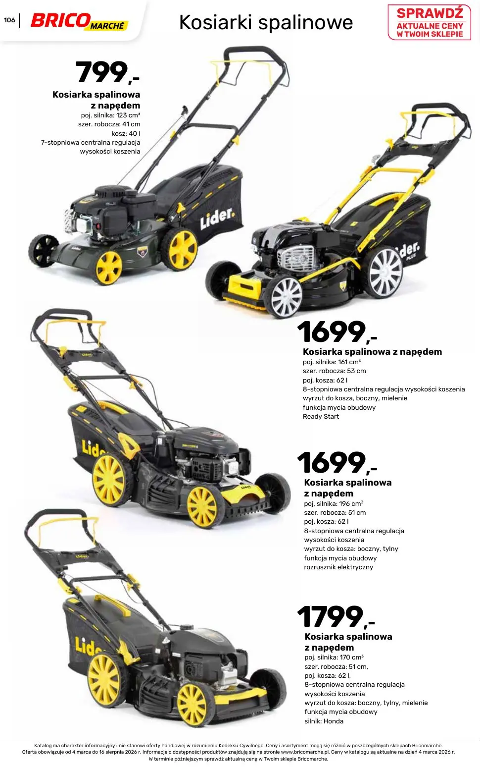 gazetka promocyjna BRICOMARCHE Katalog ogród - Strona 106