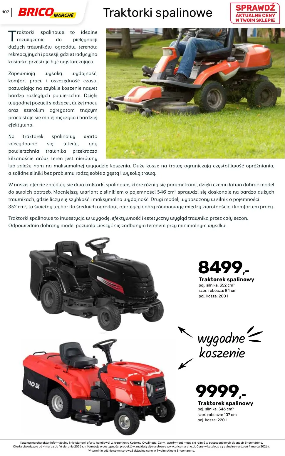 gazetka promocyjna BRICOMARCHE Katalog ogród - Strona 107