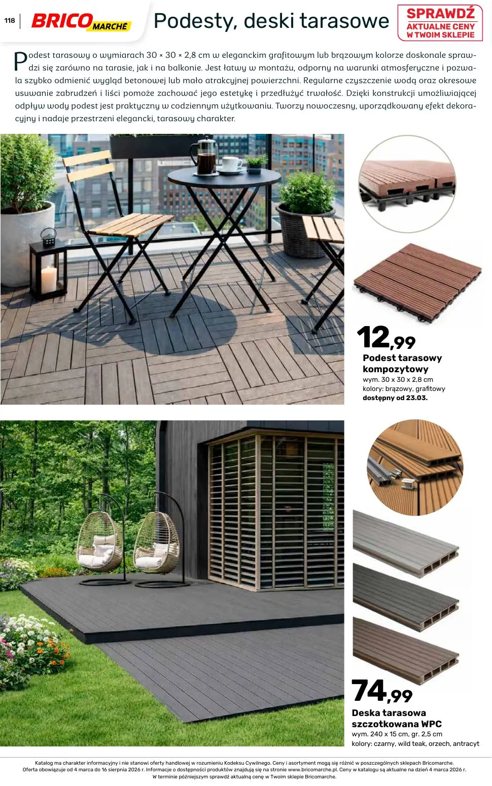 gazetka promocyjna BRICOMARCHE Katalog ogród - Strona 118