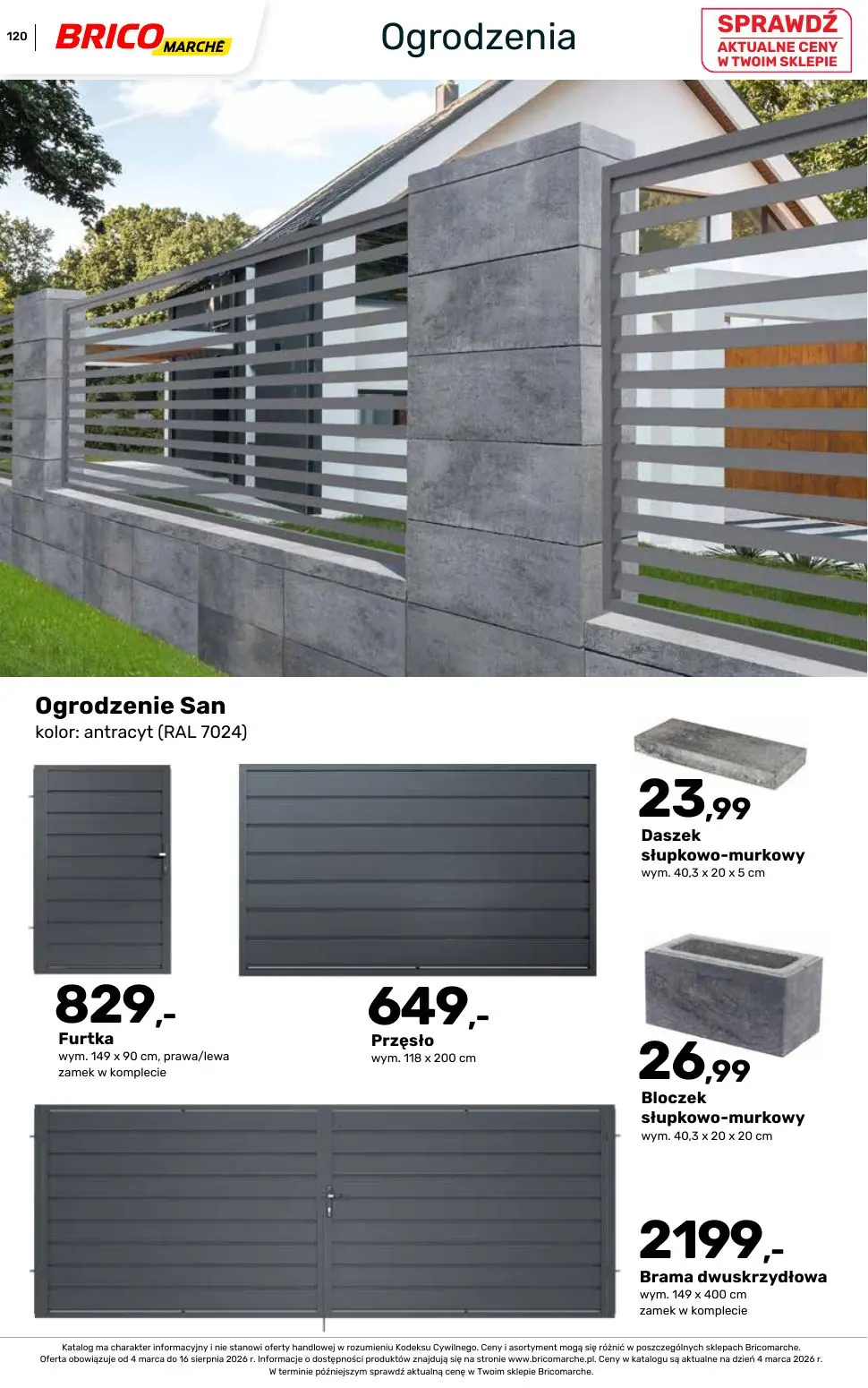 gazetka promocyjna BRICOMARCHE Katalog ogród - Strona 120