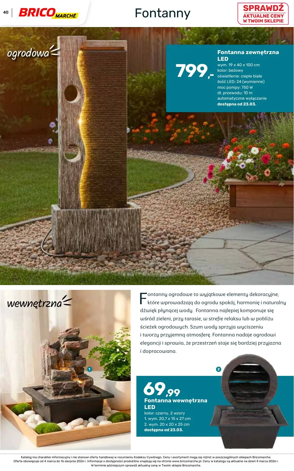 gazetka promocyjna BRICOMARCHE Katalog ogród - Strona 40