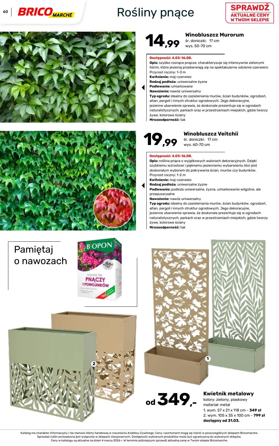 gazetka promocyjna BRICOMARCHE Katalog ogród - Strona 60