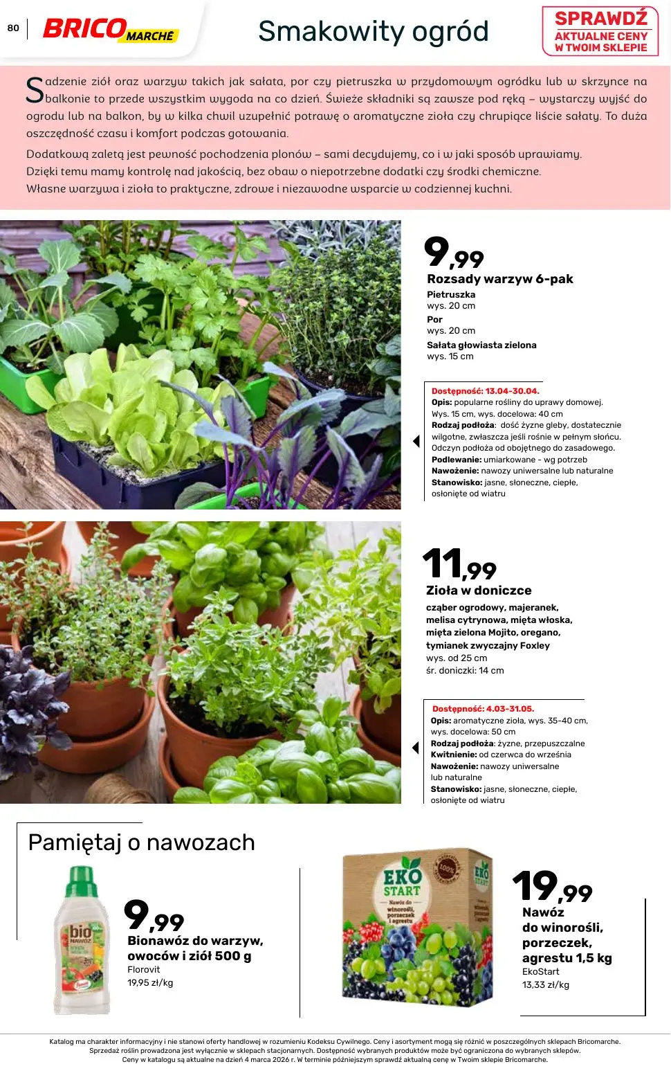 gazetka promocyjna BRICOMARCHE Katalog ogród - Strona 80