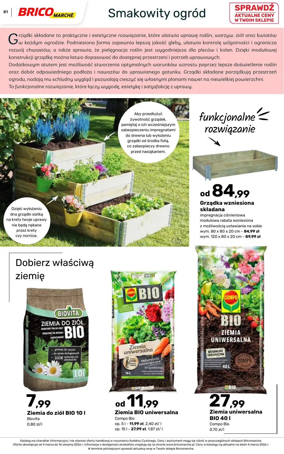 gazetka promocyjna BRICOMARCHE Katalog ogród - Strona 81