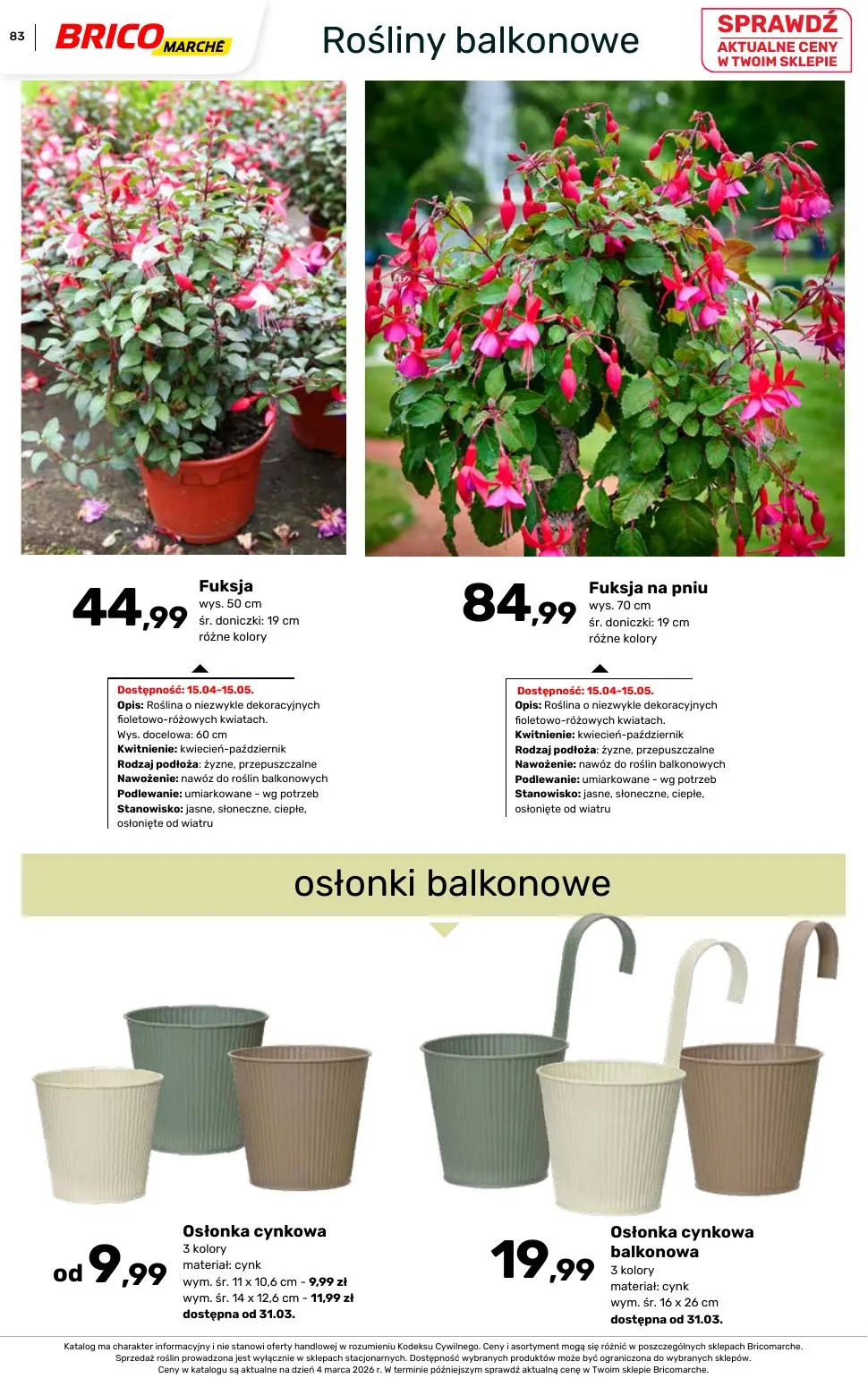 gazetka promocyjna BRICOMARCHE Katalog ogród - Strona 83