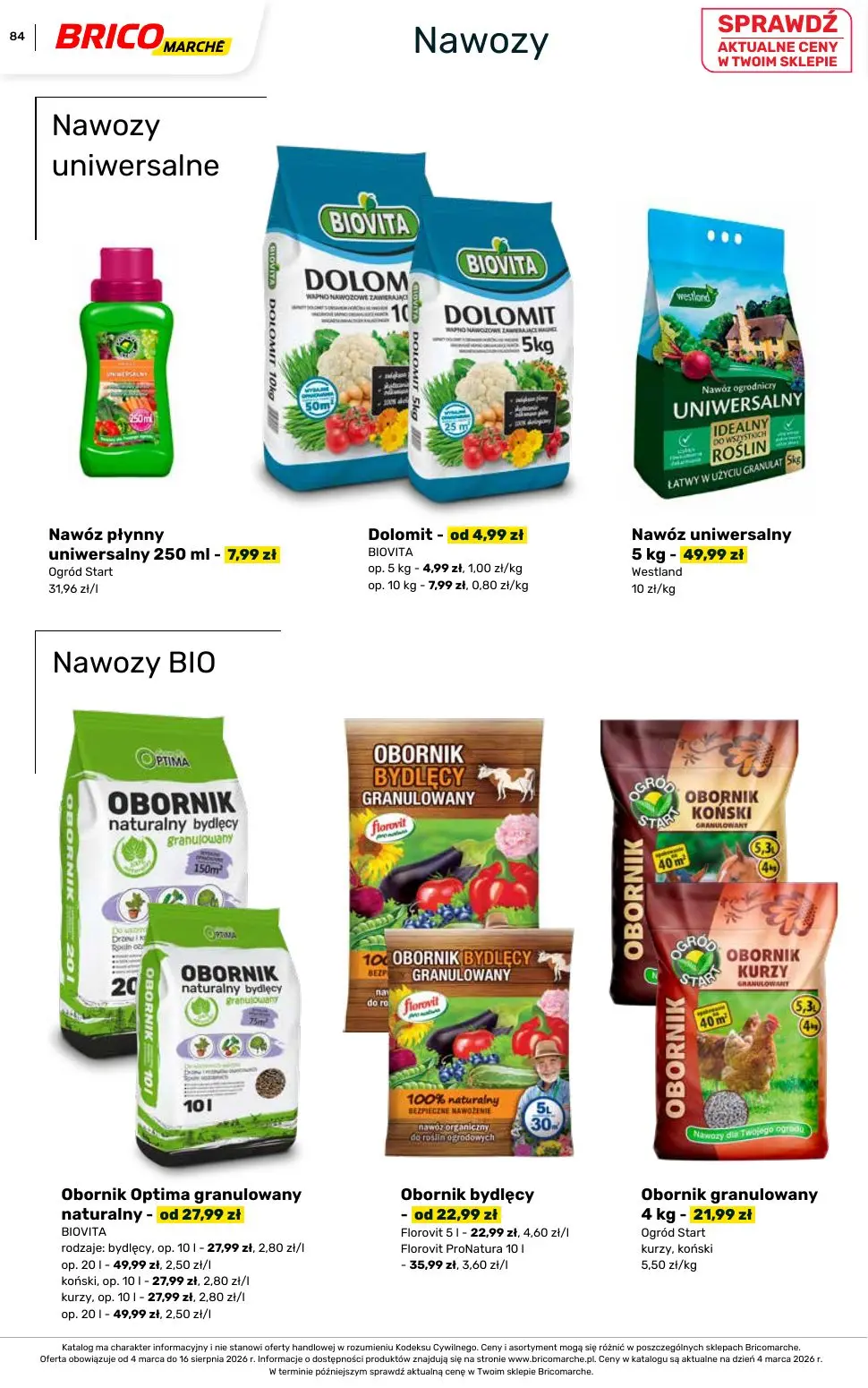 gazetka promocyjna BRICOMARCHE Katalog ogród - Strona 84