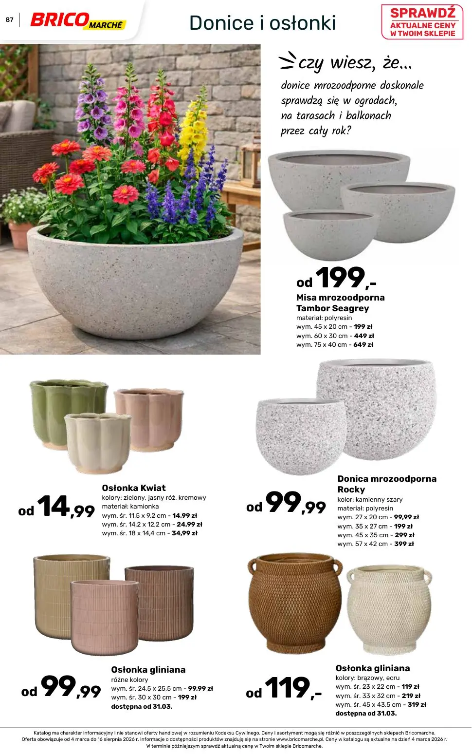 gazetka promocyjna BRICOMARCHE Katalog ogród - Strona 87