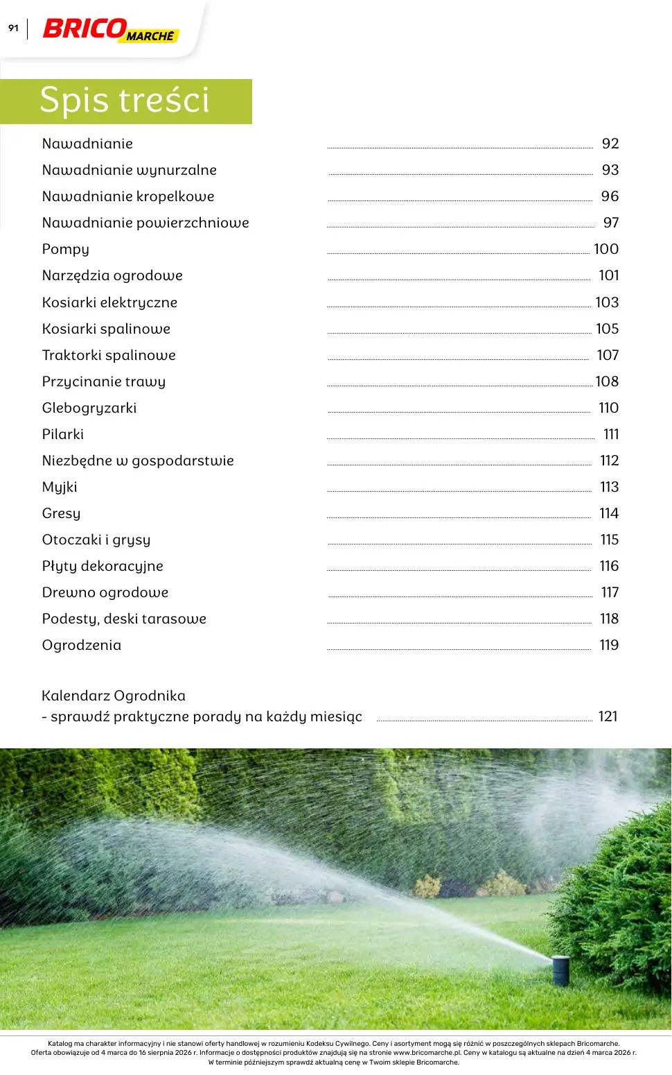 gazetka promocyjna BRICOMARCHE Katalog ogród - Strona 91