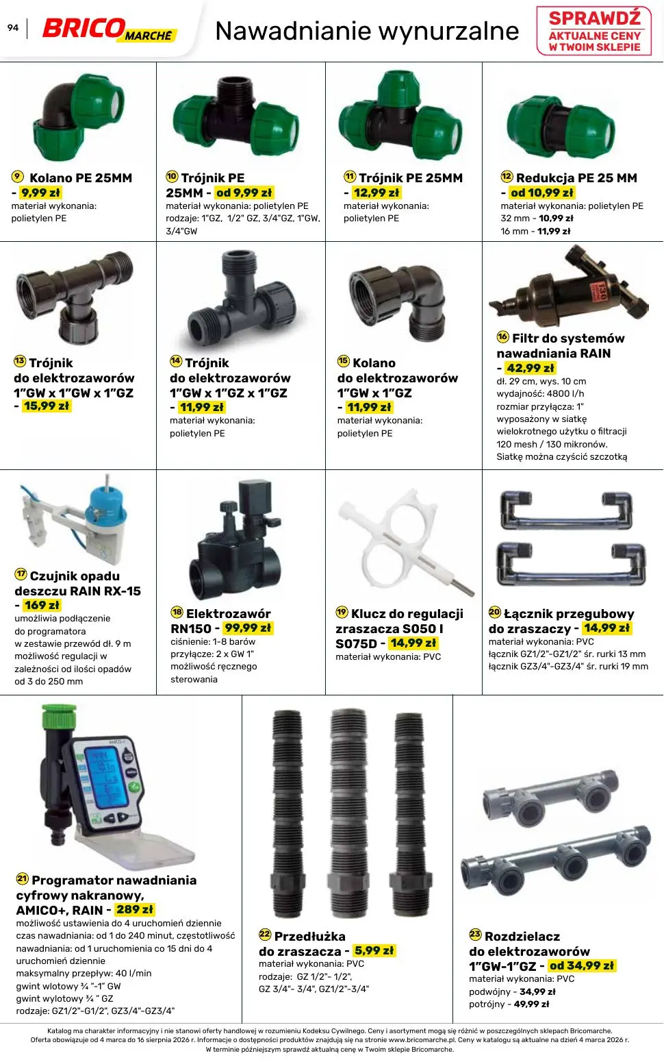 gazetka promocyjna BRICOMARCHE Katalog ogród - Strona 94