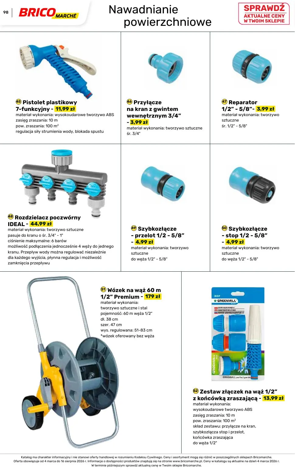 gazetka promocyjna BRICOMARCHE Katalog ogród - Strona 98