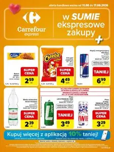 Gazetka promocyjna Carrefour Express, ważna od 2026-08-11 do 2026-08-17.