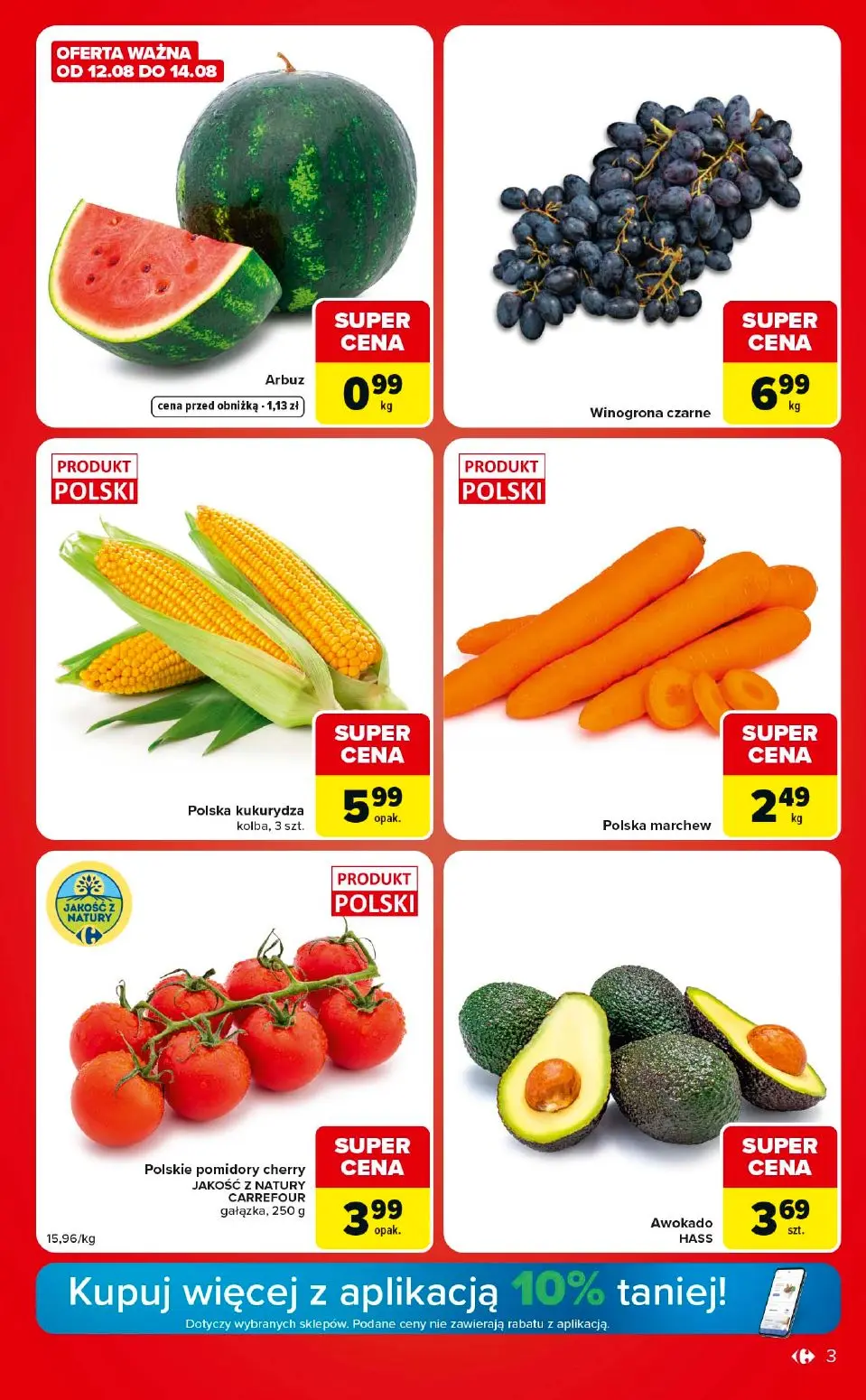 gazetka promocyjna Carrefour Market W sumie ekspresowe zakupy - Strona 3