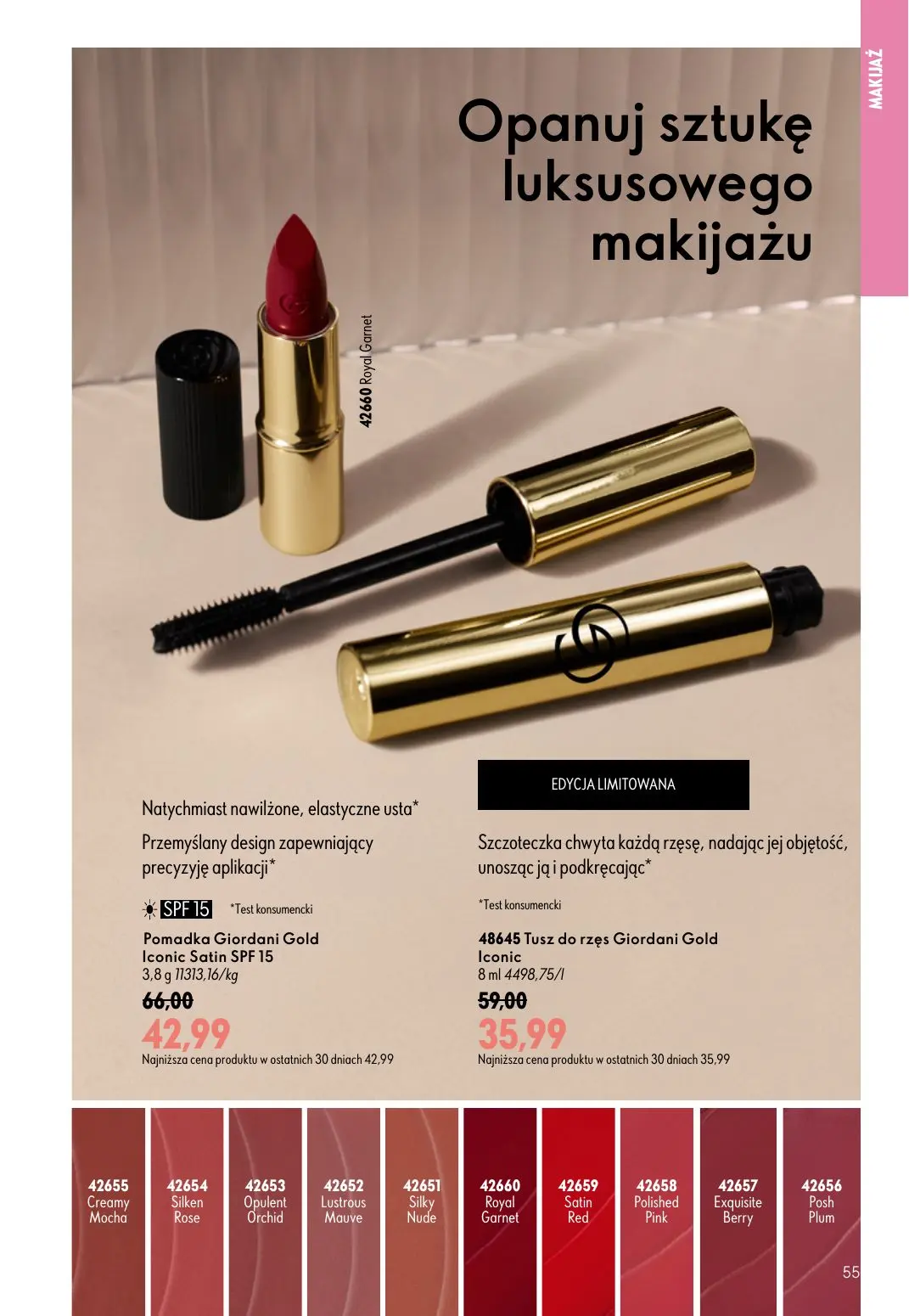 gazetka promocyjna ORIFLAME  - Strona 55