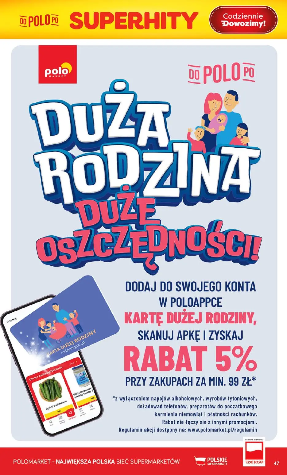 gazetka promocyjna POLOmarket Do Polo po Świeżość - Strona 47