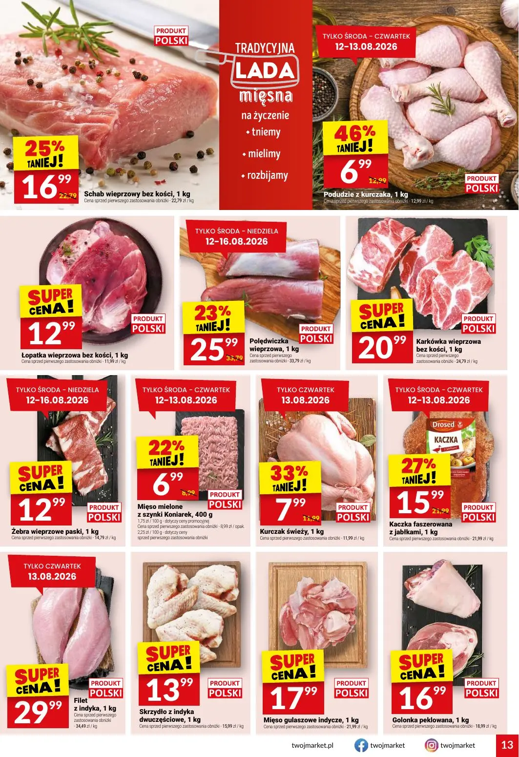 gazetka promocyjna Twój Market  - Strona 13