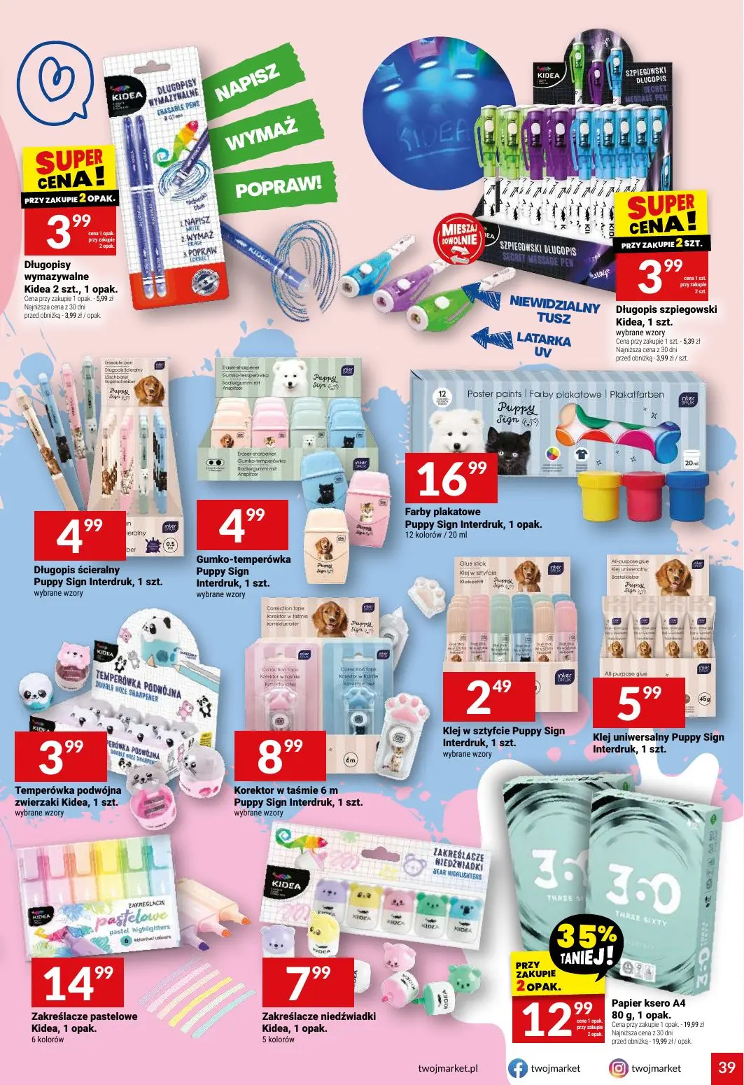 gazetka promocyjna Twój Market  - Strona 39