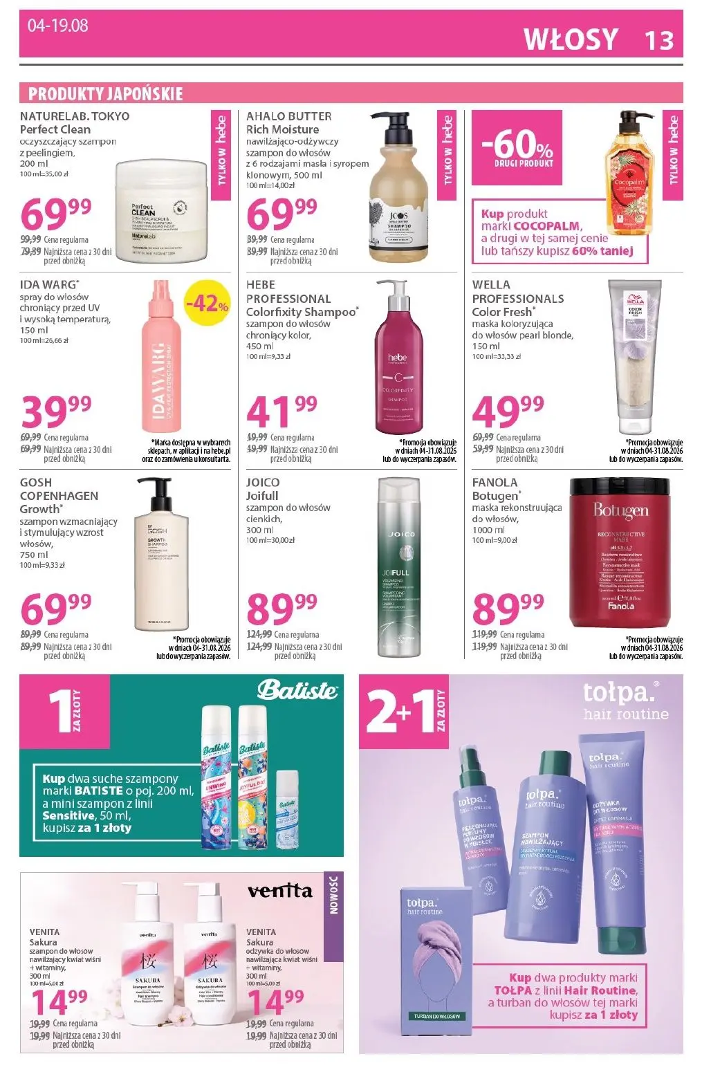 gazetka promocyjna hebe  - Strona 13