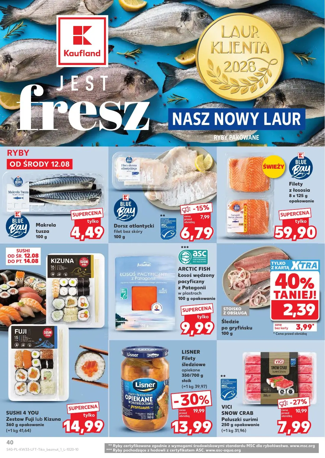 gazetka promocyjna Kaufland Rozrabiaki Freszaki - Strona 40